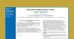 Desktop Screenshot of kita-villa-wichtel.de